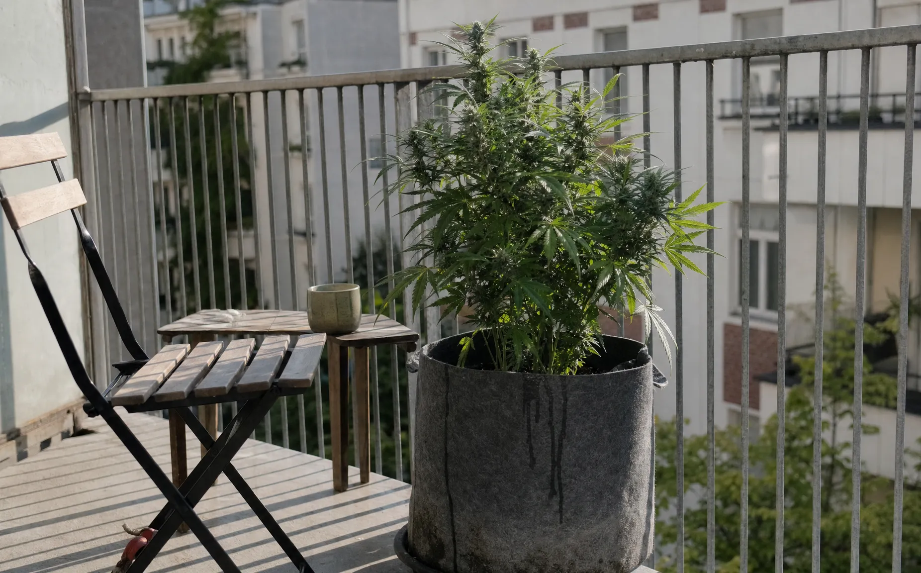 Anbau auf dem Balkon oder im Garten
