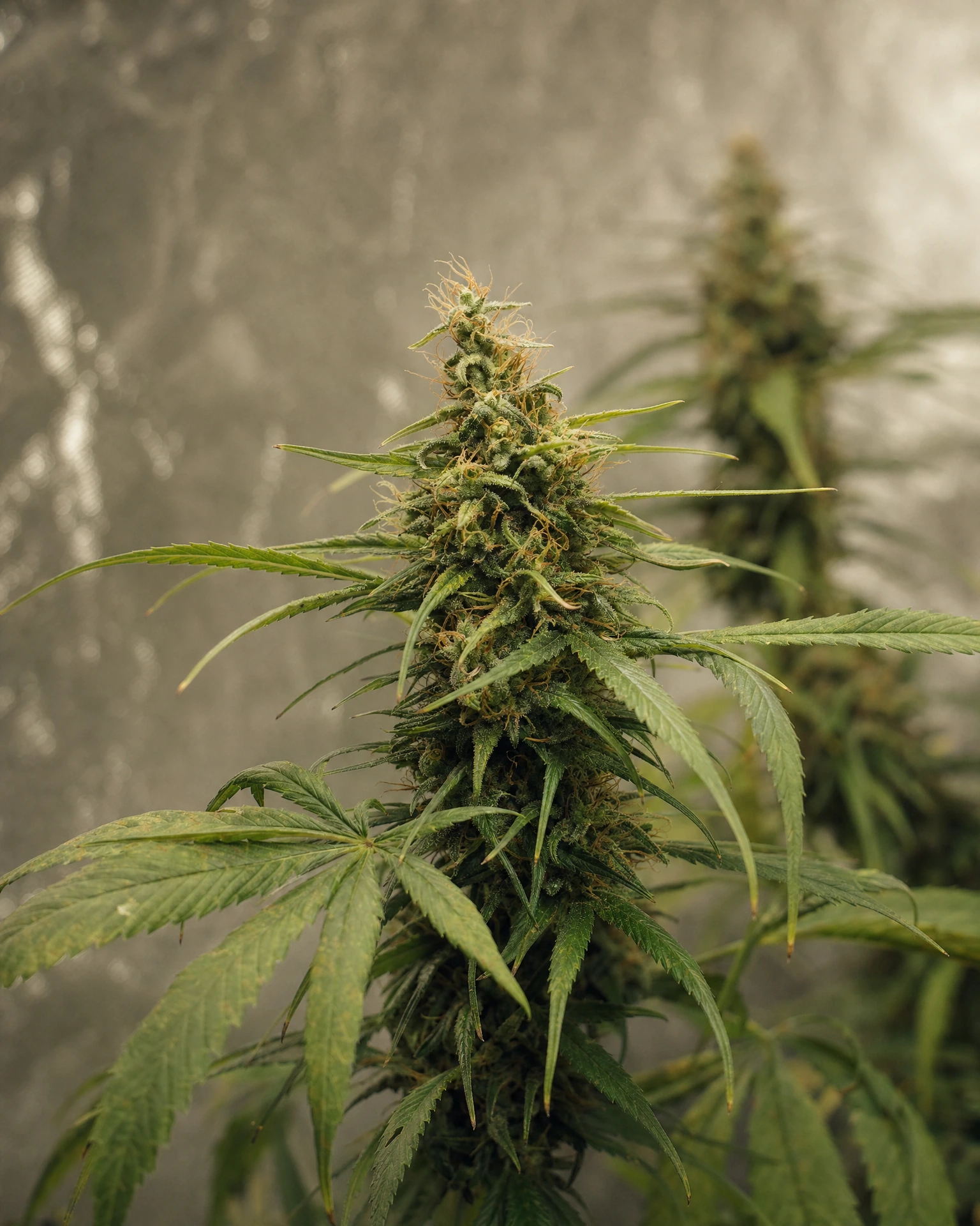 Blühende Cannabispflanze der Sorte Colombian Gold Autoflower