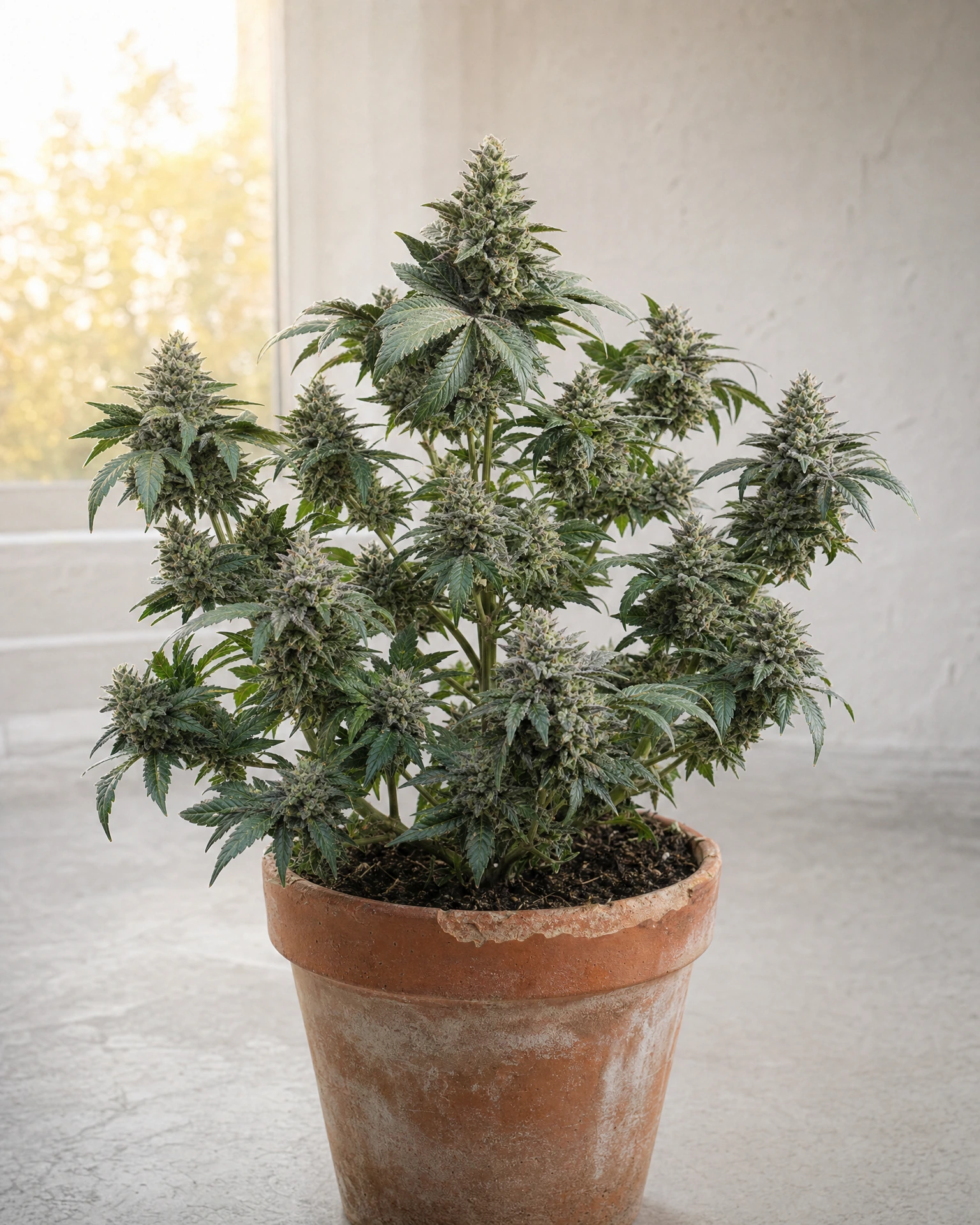 Ausgewachsene Cannabispflanze der Sorte Do-Si-Dos