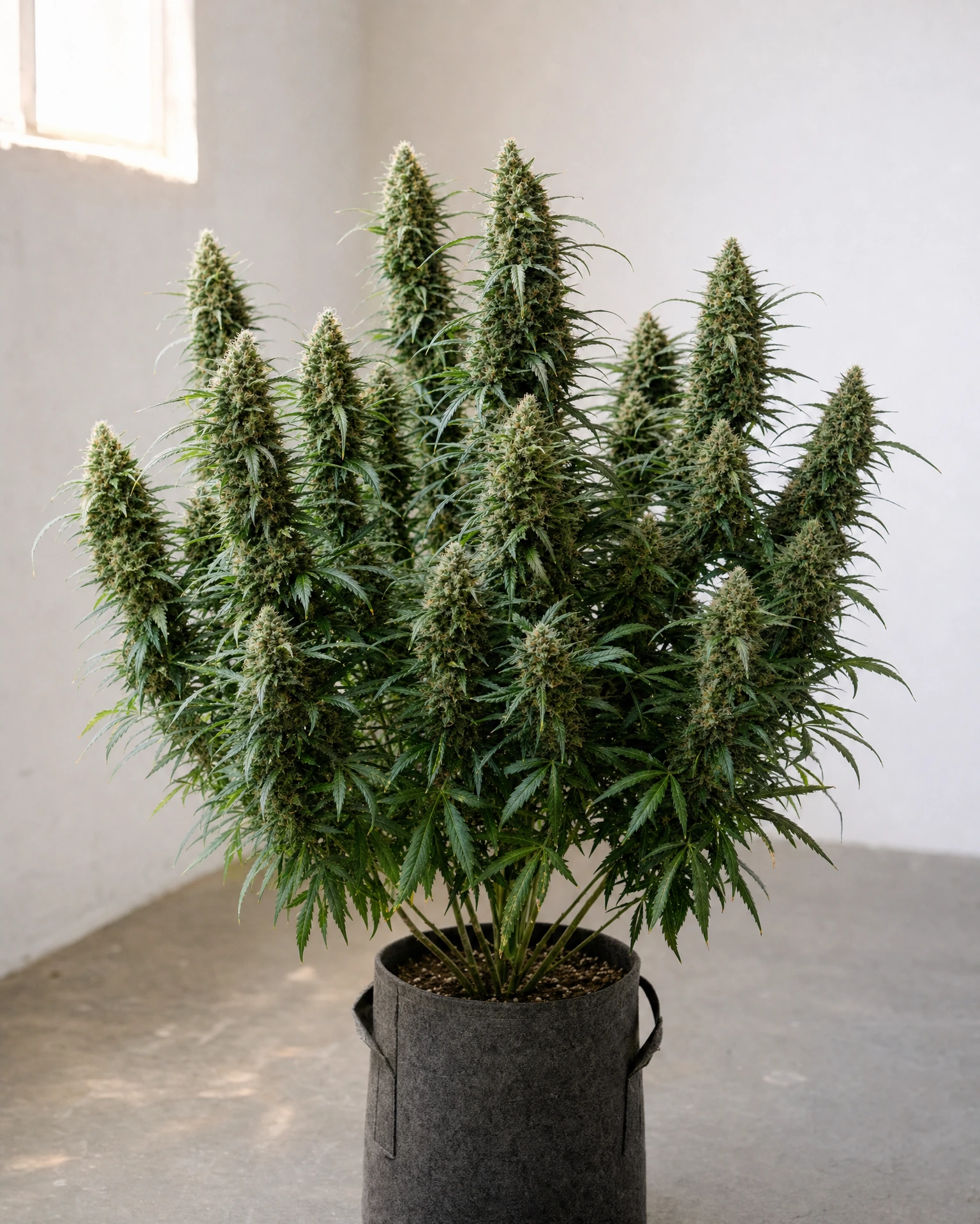 Ausgewachsene Cannabispflanze der Sorte Jack Herer