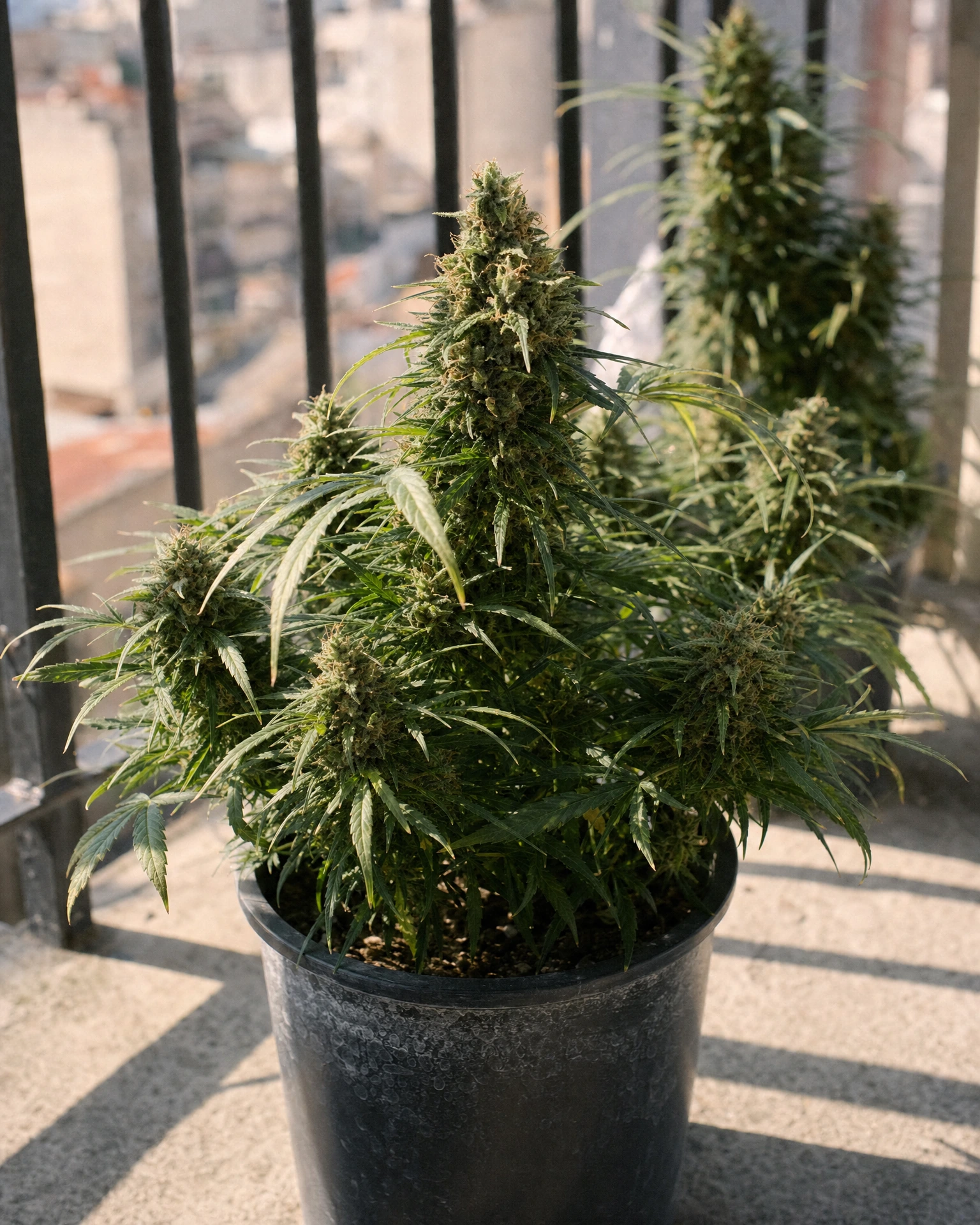 Ausgewachsene Cannabispflanze der Sorte AK-47 Autoflower