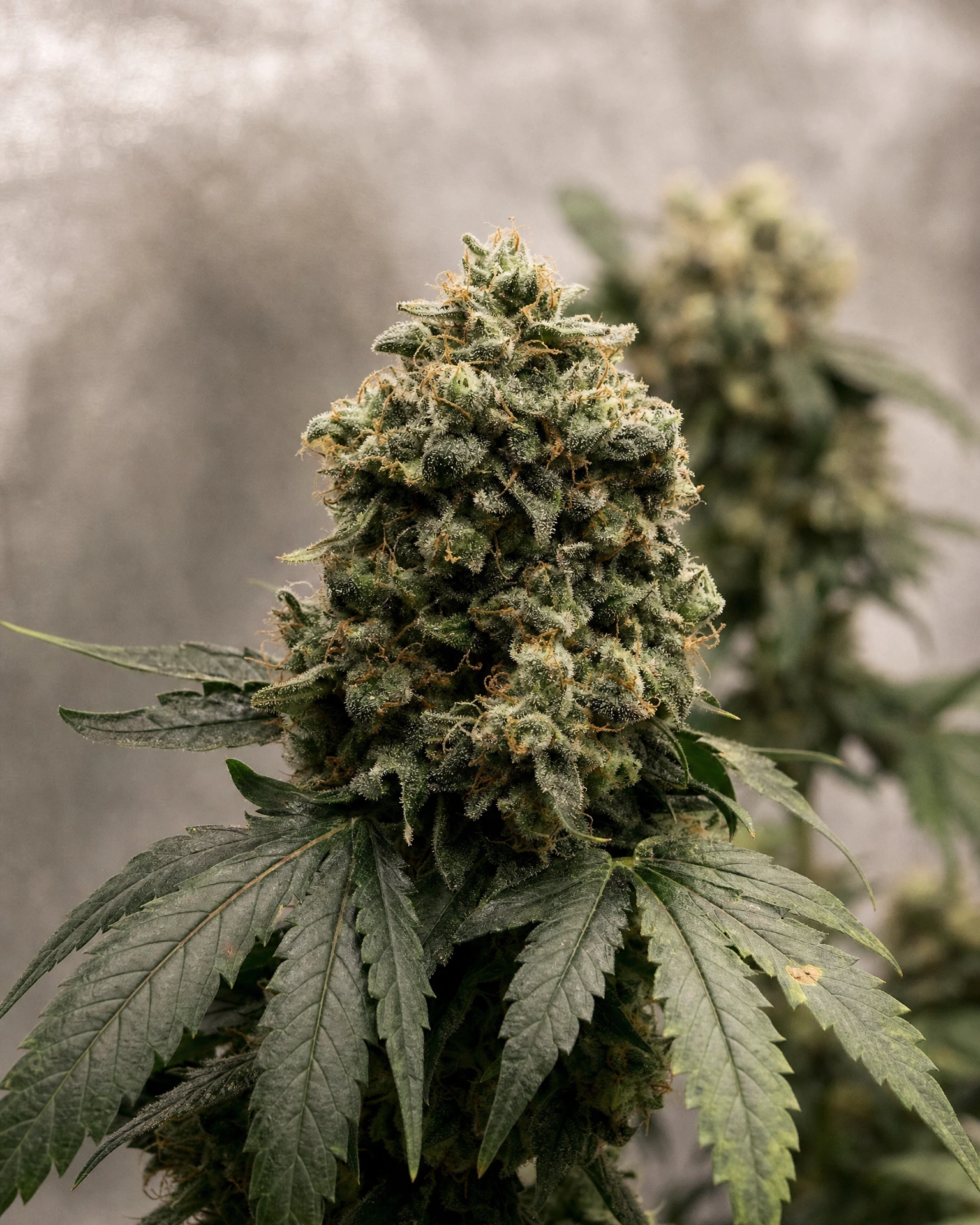 Blühende Cannabispflanze der Sorte Gorilla Glue Autoflower