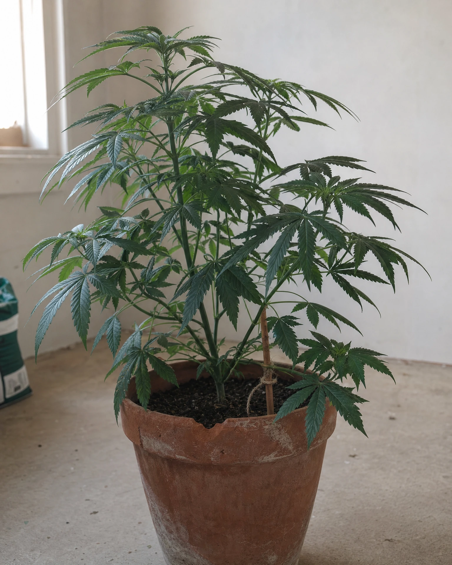 Black Domina in der vegetativen Wachstumsphase