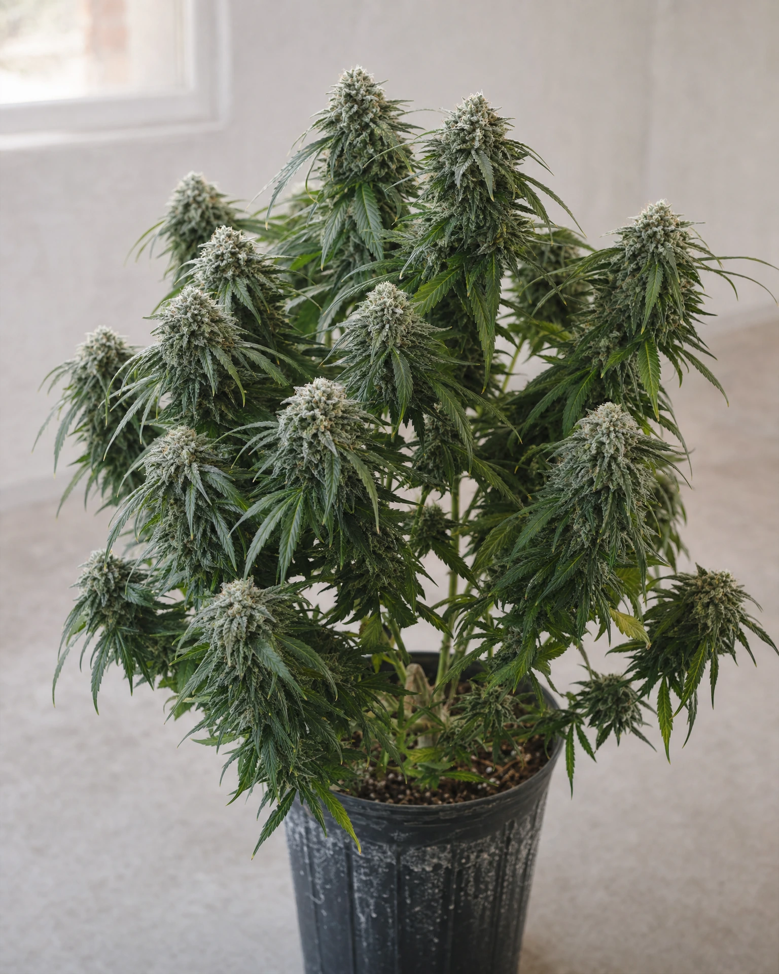 Ausgewachsene Cannabispflanze der Sorte MAC 1