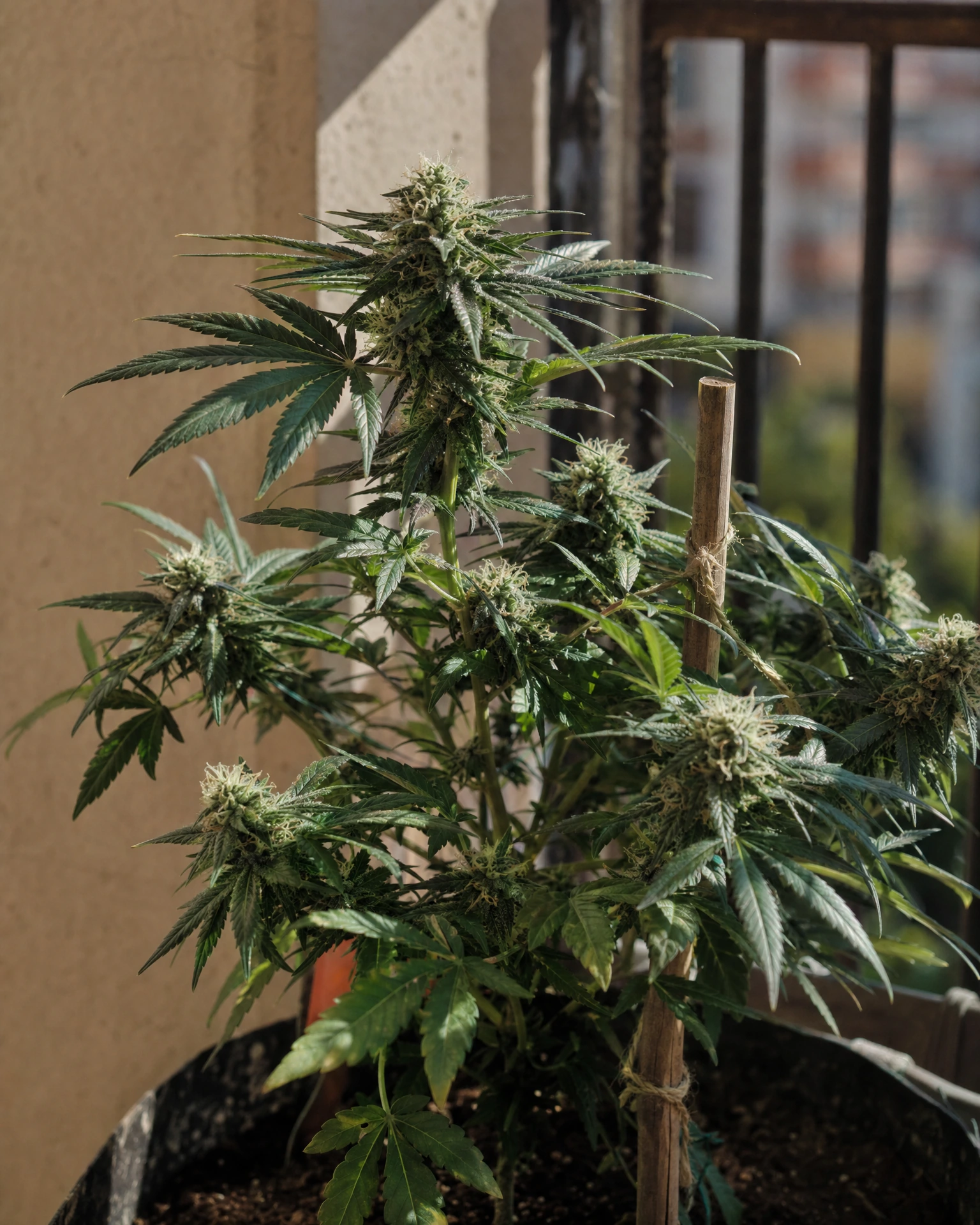 Strawberry Banana Autoflower in der mittleren Blütephase
