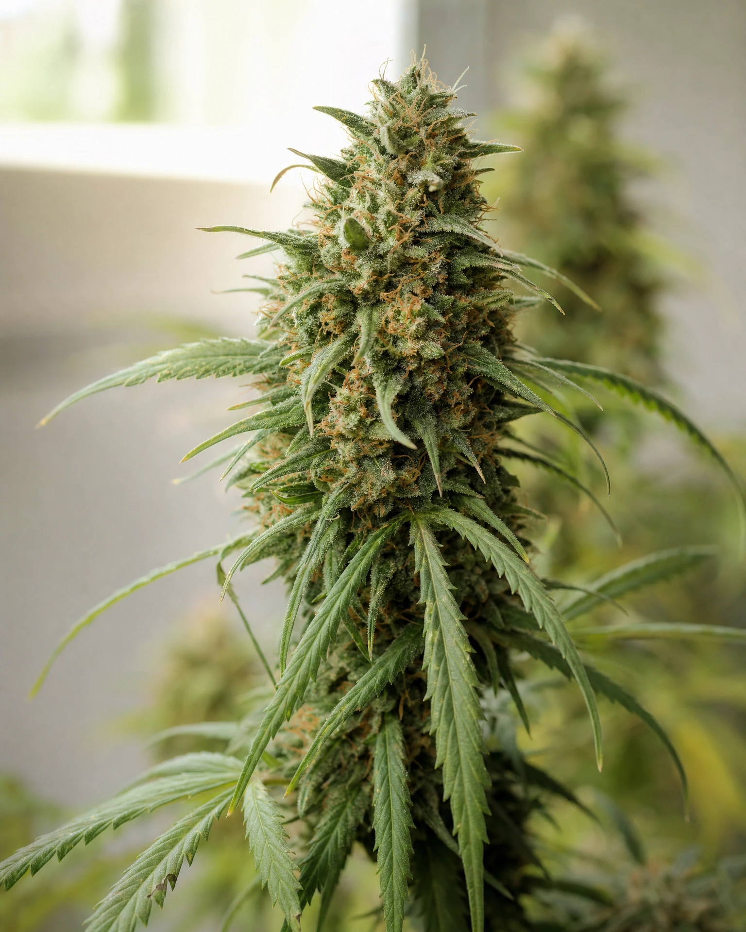 Blühende Cannabispflanze der Sorte Cinderella 99