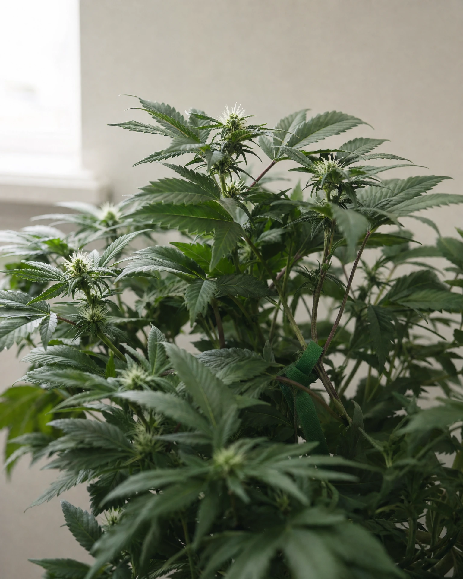 Critical Mass CBD Autoflower in der frühen Blütephase