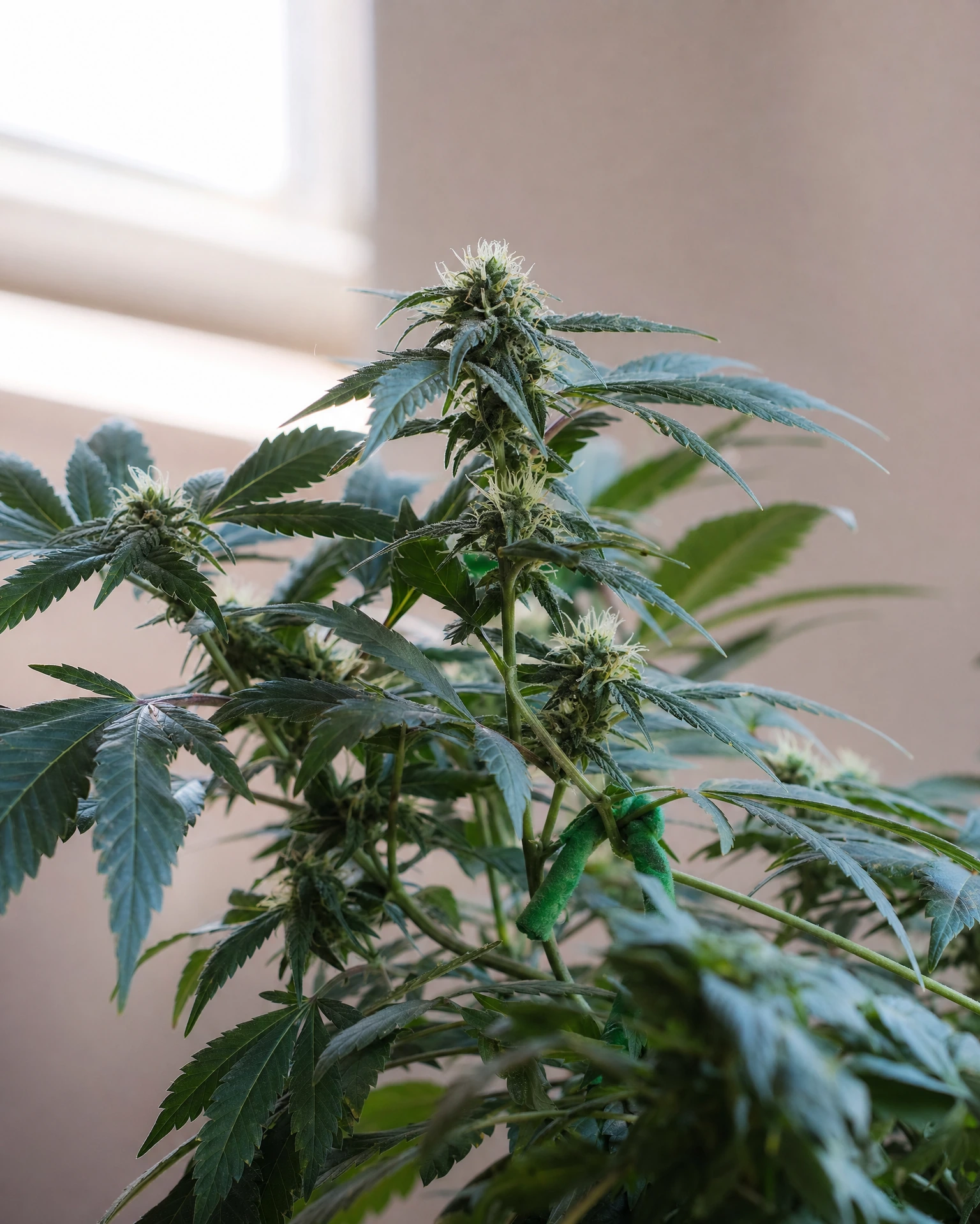 Critical Mass CBD Autoflower in der mittleren Blütephase