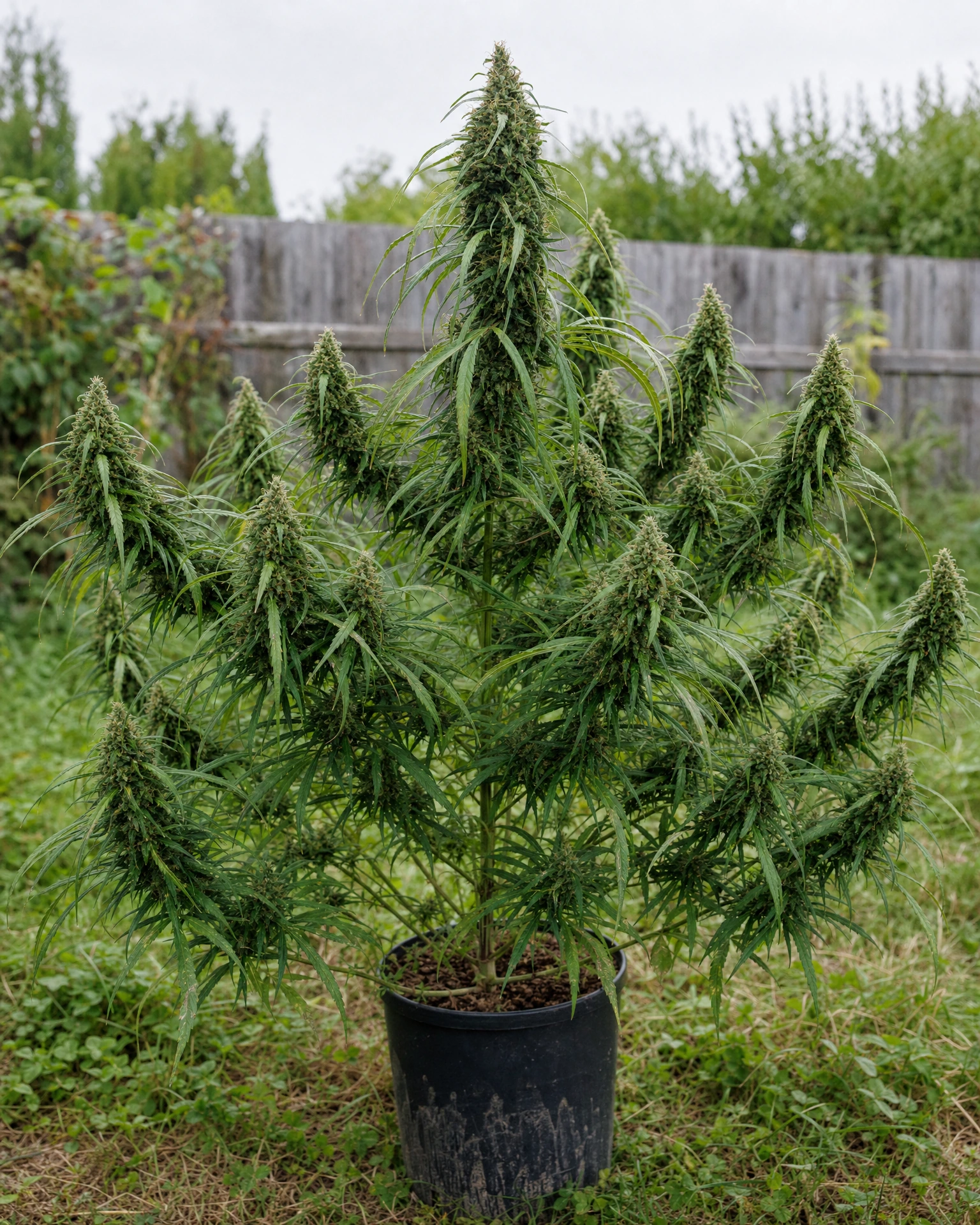 Ausgewachsene Cannabispflanze der Sorte Amnesia CBD Fast Version