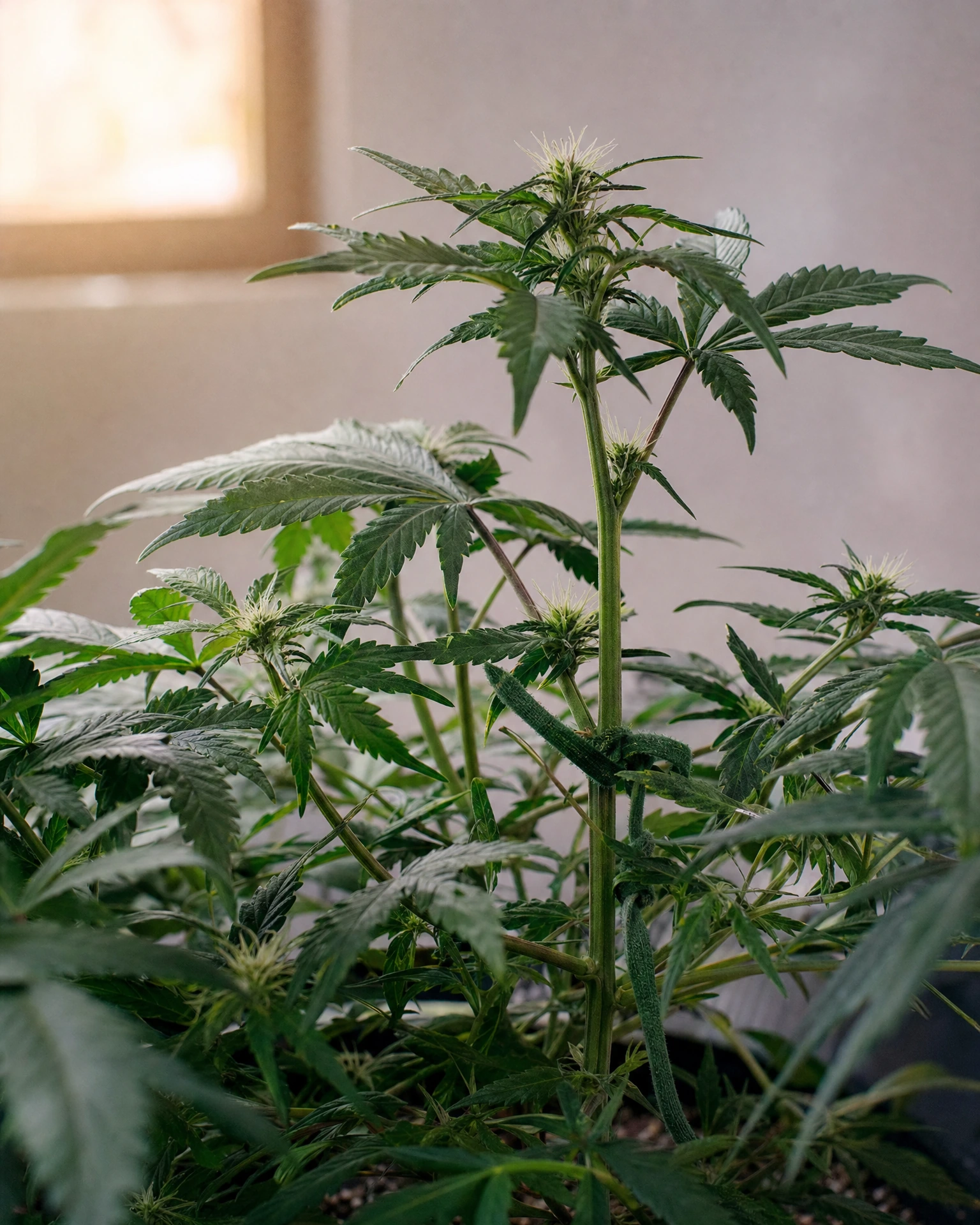 CBG Citrus Ginger Autoflower in der frühen Blütephase