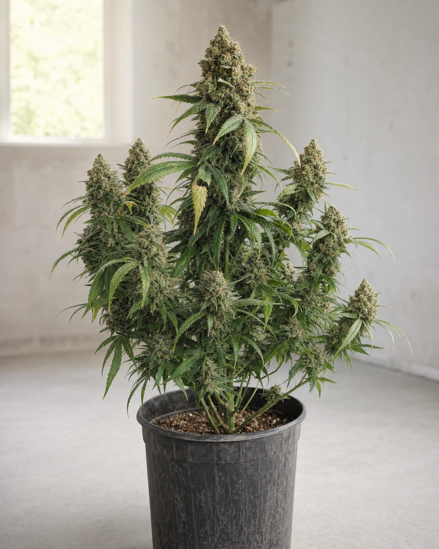Ausgewachsene Cannabispflanze der Sorte Bruce Banner Fast Version