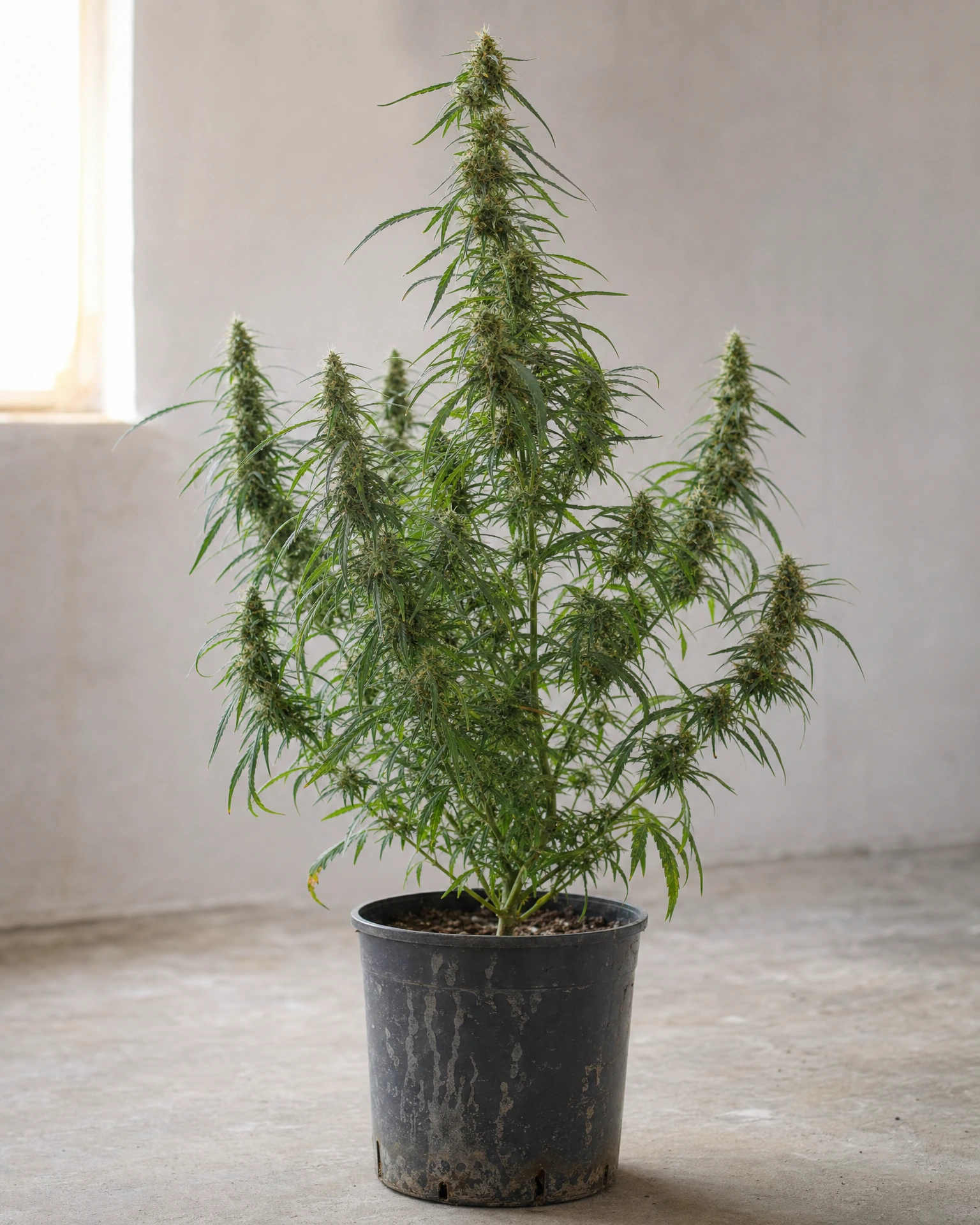 Ausgewachsene Cannabispflanze der Sorte Colombian Gold Regular