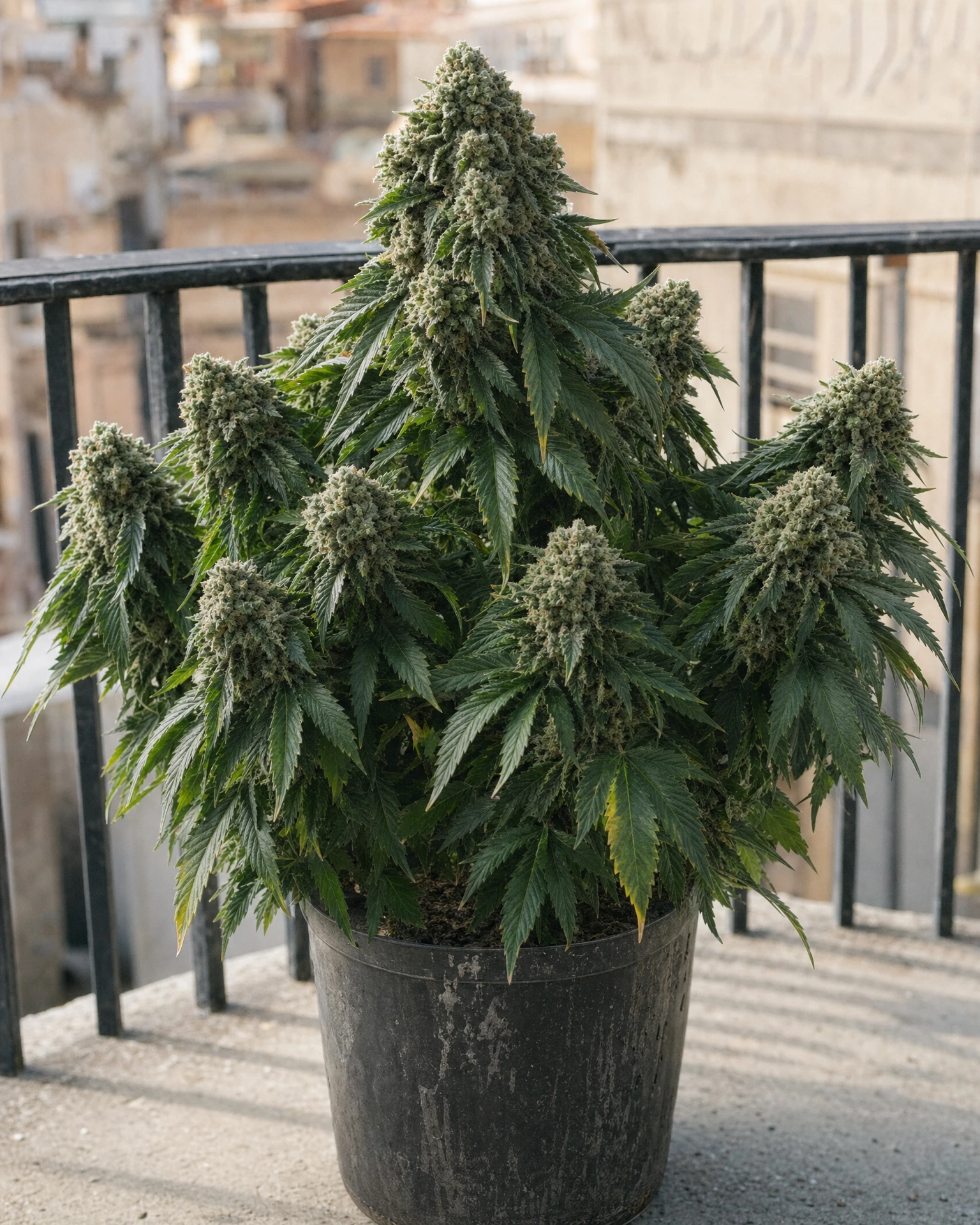 Ausgewachsene Cannabispflanze der Sorte White Widow Regular