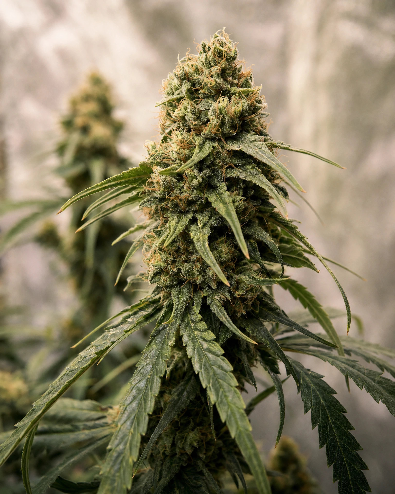 Blühende Cannabispflanze der Sorte Jack Herer Regular
