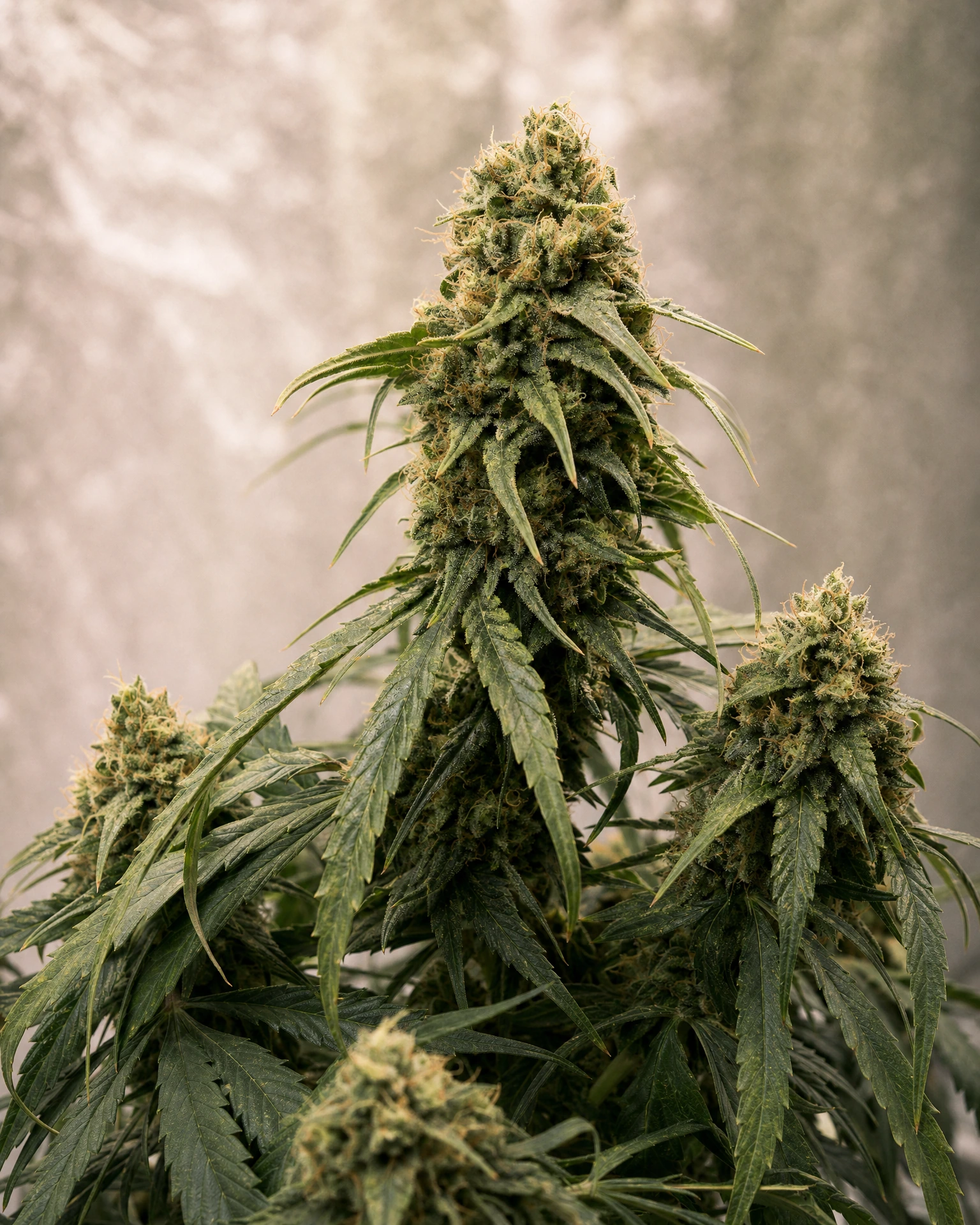 Ausgereifte Cannabispflanze der Sorte Jack Herer Regular aus einem zweiten Blickwinkel