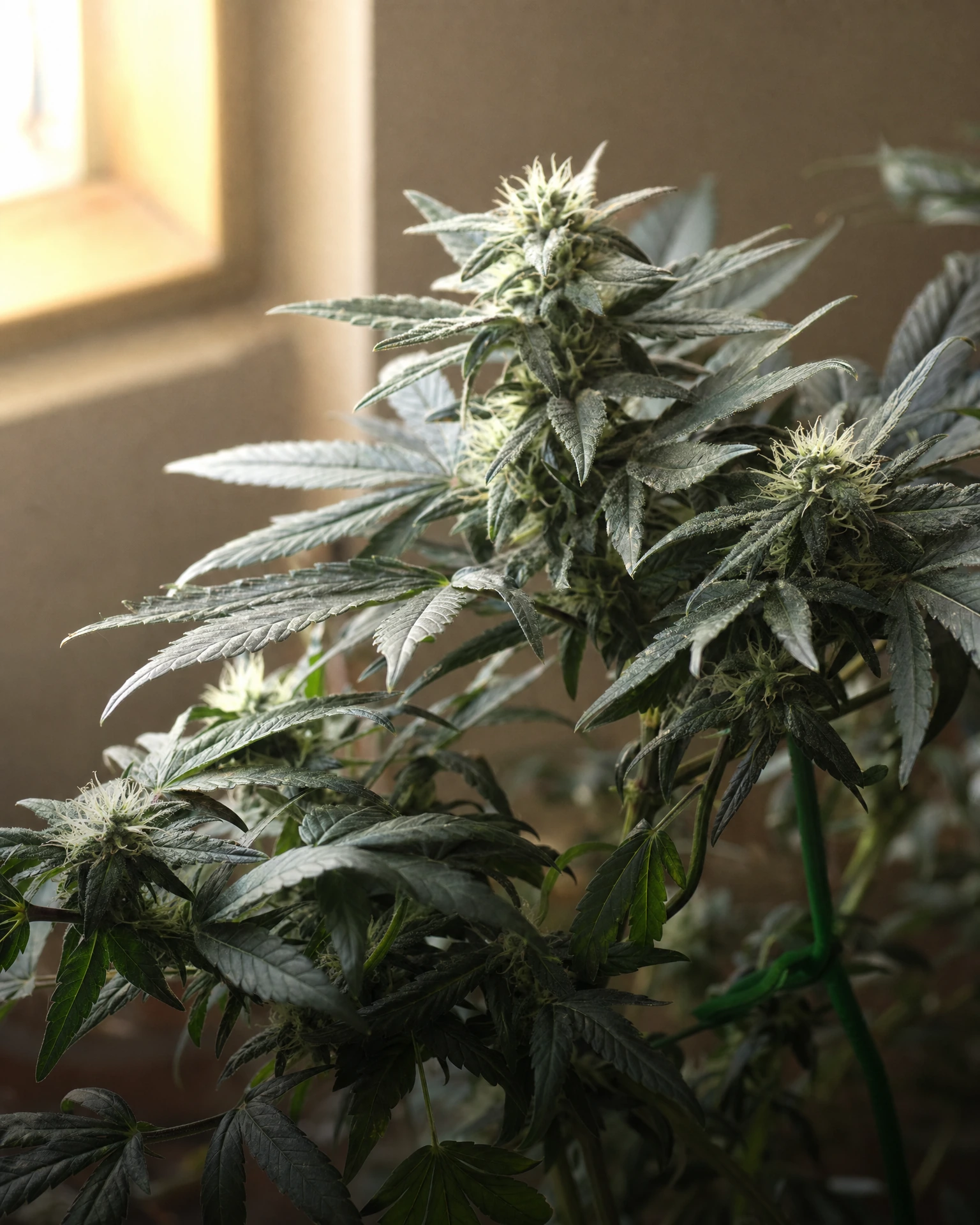 White Widow in der mittleren Blütephase