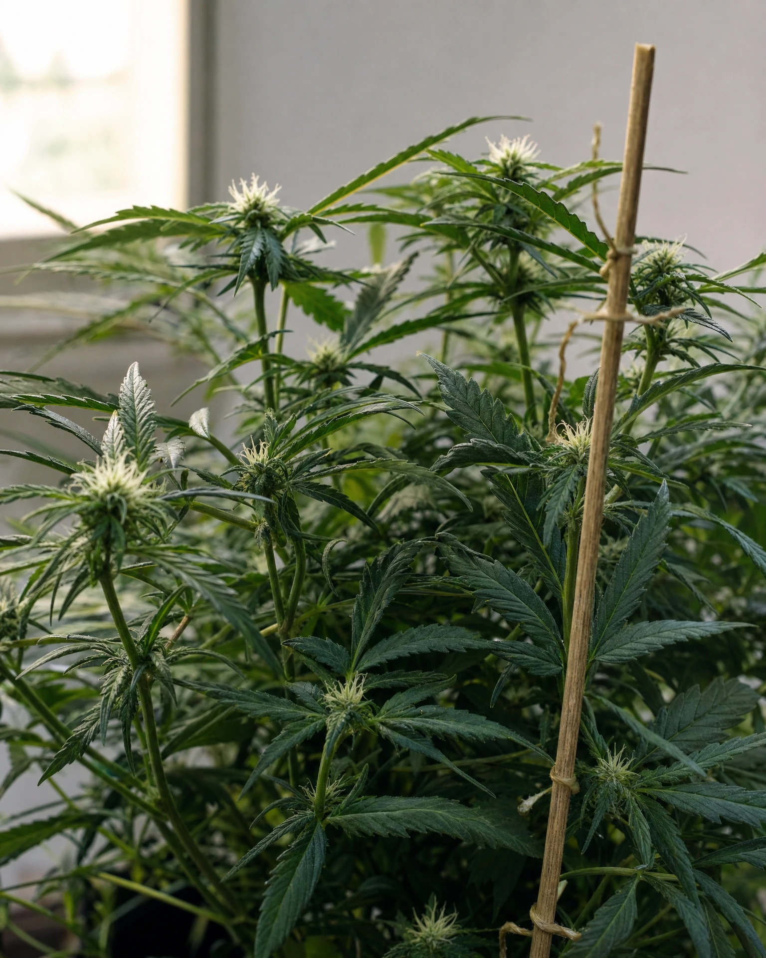 Girl Scout Cookies in der frühen Blütephase