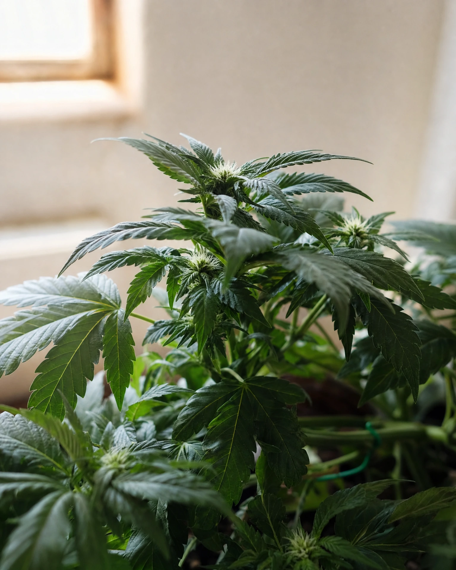 Godfather OG Autoflower in der frühen Blütephase